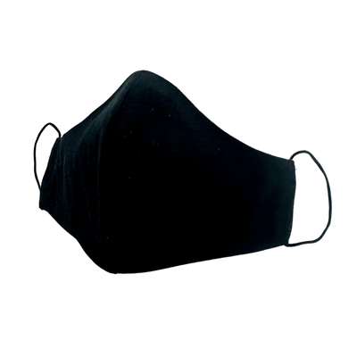 Stylish Face Mask in Black Hemp