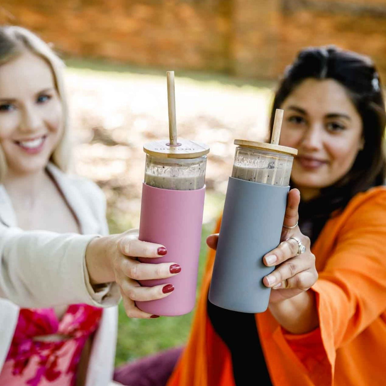 Reusable Glass Smoothie Tumbler | Sustomi store