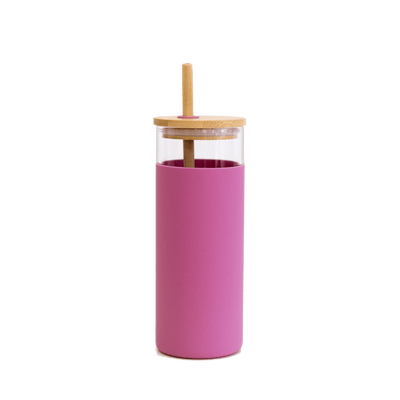 Reusable Glass Smoothie Tumbler